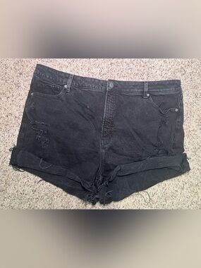 Old Navy Higher Hise-Rise OG Straight Jean Shorts